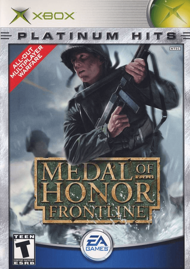 Medal of Honor Frontline box art for Xbox
